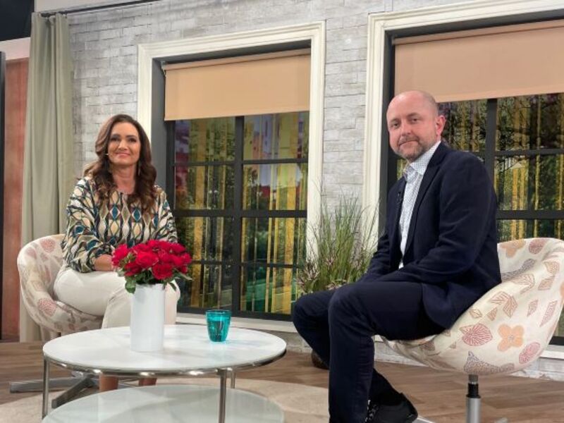 Primár MUDr. Piovarči v Dámskom klube na RTVS